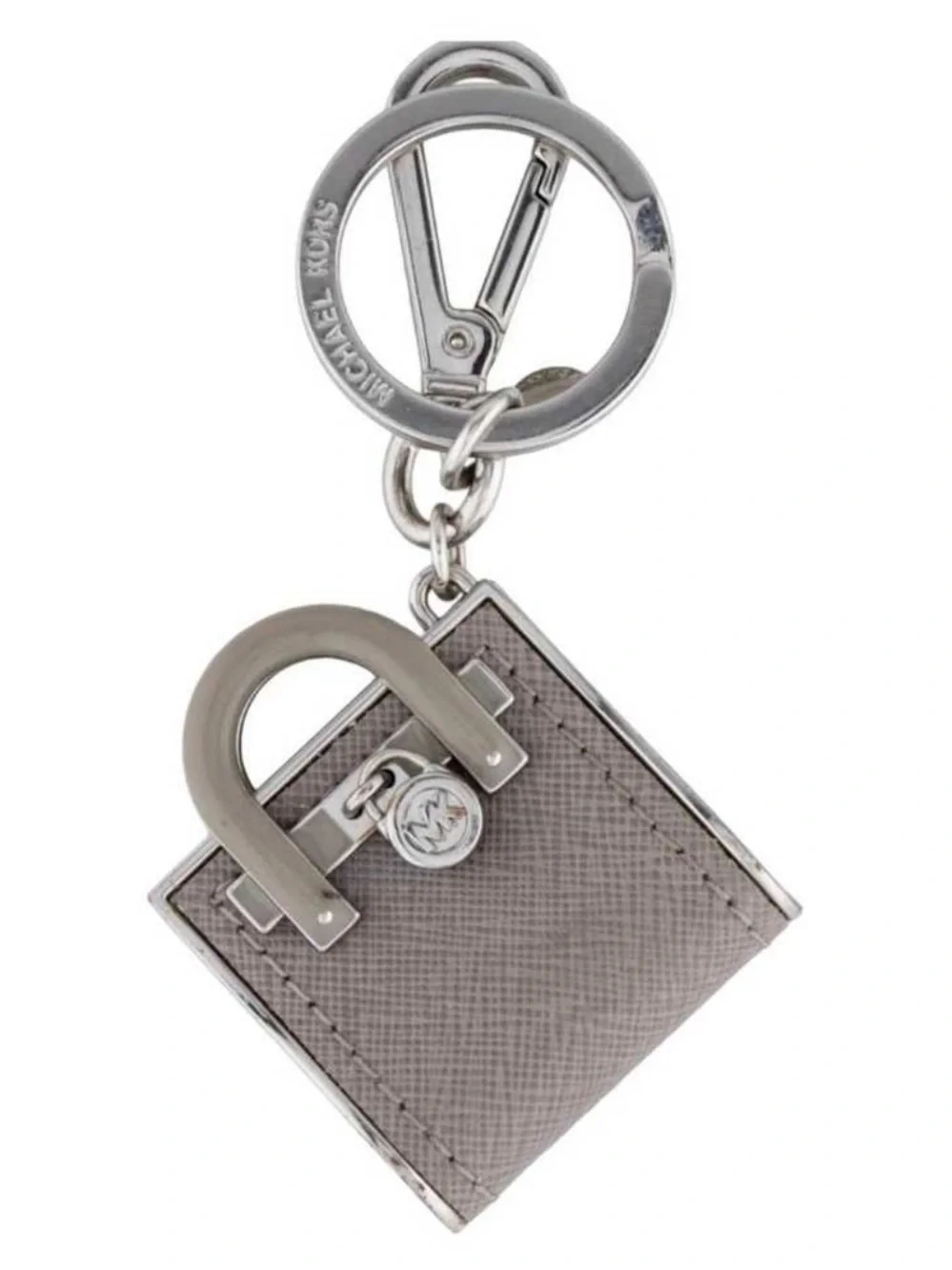 MK Hamilton bag charm Keychain EUC